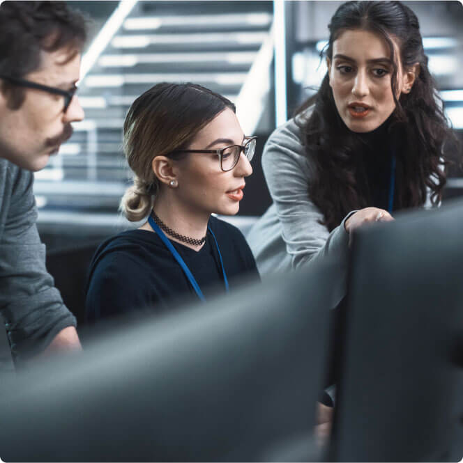 IT Professionals at Work